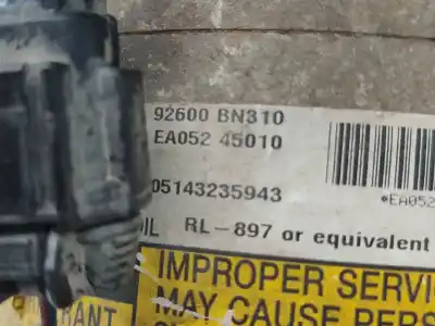 Pezzo di ricambio per auto di seconda mano compressore aria condizionata per nissan almera (n16/e) acenta riferimenti oem iam 92600bn310  