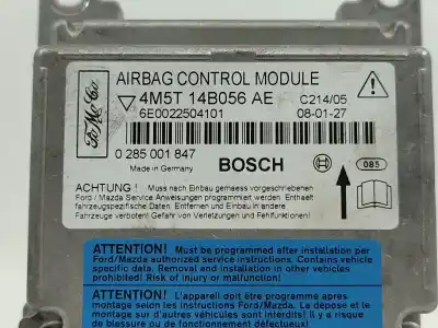 Автозапчастина б/у блок управління подушками безпеки для ford c-max (cb3) ghia посилання на oem iam 4m5t14b056ae  