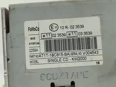 Автозапчасти б/у аудиосистема / радио cd за ford tourneo connect (tc7) kombi b. corta (2006->) ссылки oem iam at1t18c815ba  