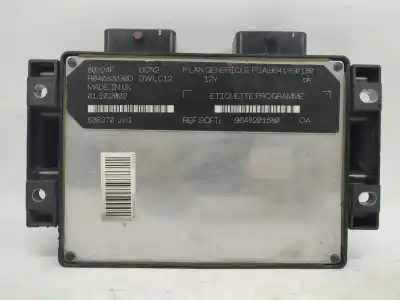 İkinci el araba yedek parçası ecu motor kontrol cihazi için peugeot 206 berlina x-line oem iam referansları 9648201580