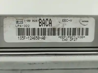Second-hand car spare part ecu engine control for ford ka (ccq) básico oem iam references 1s5f12a650ab  