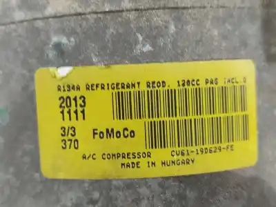 Peça sobressalente para automóvel em segunda mão compressor de ar condicionado a/a a/c por ford focus lim. (cb8) sport referências oem iam cv6119d6  