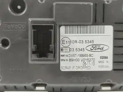 Second-hand car spare part multifunction display for ford focus lim. (cb8) sport oem iam references dm5t18b955bc  