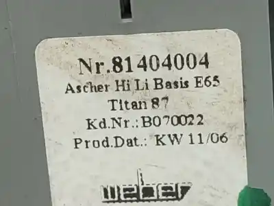 Second-hand car spare part rear left power window switch for bmw serie 7 (e65/e66) 730d oem iam references 8379597  