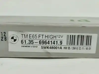 Second-hand car spare part central locking pump for bmw serie 7 (e65/e66) 730d oem iam references 613569641419  