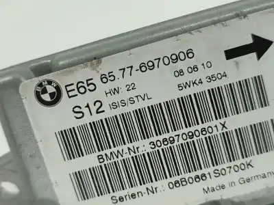 Second-hand car spare part airbag control unit for bmw serie 7 (e65/e66) 730d oem iam references 65776970906  