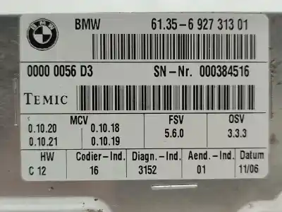 Second-hand car spare part switchboard seats for bmw serie 7 (e65/e66) 730d oem iam references 6135692731301  