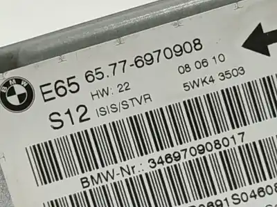 Second-hand car spare part airbag control unit for bmw serie 7 (e65/e66) 730d oem iam references 65776970908  
