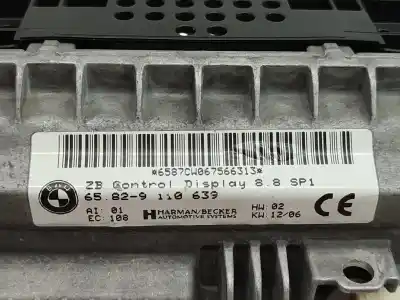 Second-hand car spare part multifunction display for bmw serie 7 (e65/e66) 730d oem iam references 65829110639  