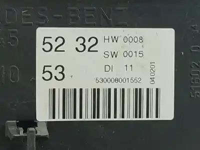 Second-hand car spare part fuse box unit for mercedes-benz clase m (w163) 270 cdi (163.113) oem iam references 163545  