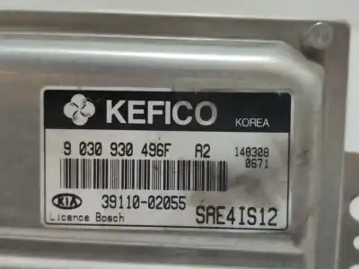 Peça sobressalente para automóvel em segunda mão centralina de motor uce por kia picanto 1.1 active referências oem iam 3911002055  