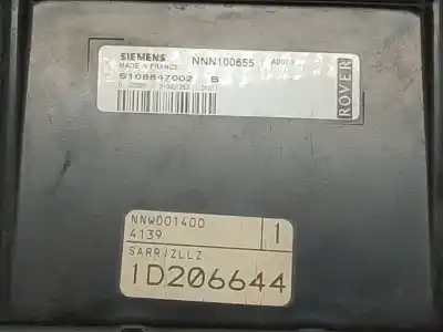Second-hand car spare part ECU ENGINE CONTROL for MG SERIE 75 (J/RJ)  OEM IAM references S108847002  