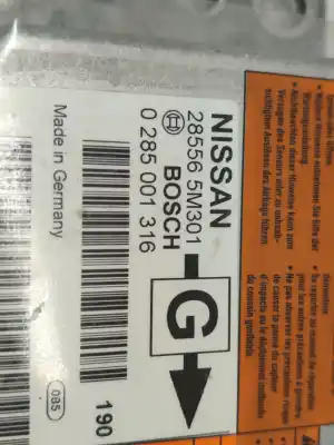 Pièce détachée automobile d'occasion boitier de commande d'airbag pour nissan almera (n16/e) comfort références oem iam 285565m301  