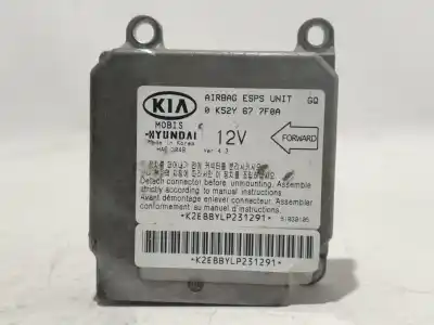 Peça sobressalente para automóvel em segunda mão centralina de airbag por kia carnival ii 2.9 cdri ex referências oem iam 0k52y677f0a