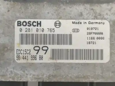 Second-hand car spare part ecu engine control for peugeot 607 (s1) pack oem iam references 9644199680  