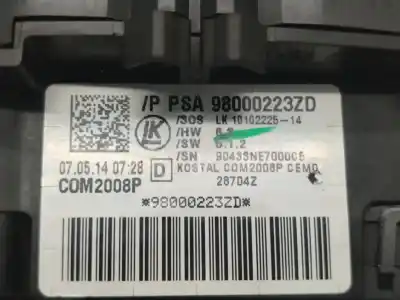 Second-hand car spare part multifunction switch for citroen c4 lim. exclusive oem iam references 98000223zd  