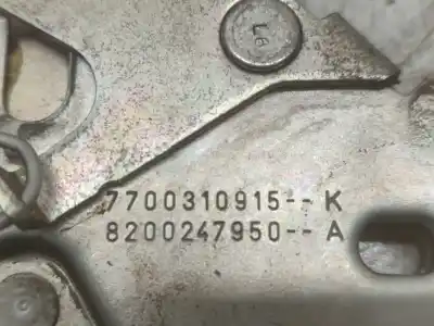 Second-hand car spare part bonnet lock for renault kangoo (f/kc0) alize oem iam references 7700310915  