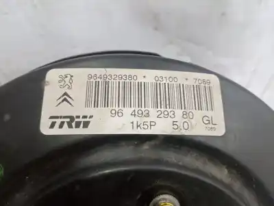 Peça sobressalente para automóvel em segunda mão servo freio por citroen c3 1.4 referências oem iam 9649329380  