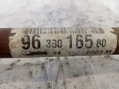 Peça sobressalente para automóvel em segunda mão transmissão dianteira esquerda por citroen c3 1.4 referências oem iam   