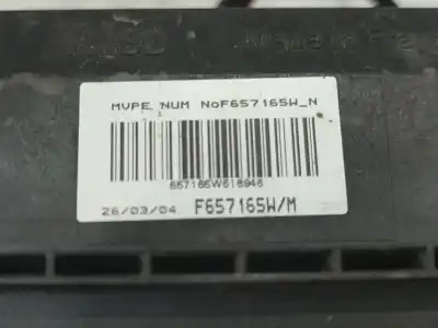 Second-hand car spare part heater blower for renault megane ii berlina 5p confort authentique oem iam references f657165wm  