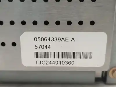 Second-hand car spare part multifunction display for dodge journey se oem iam references 05064339ae  