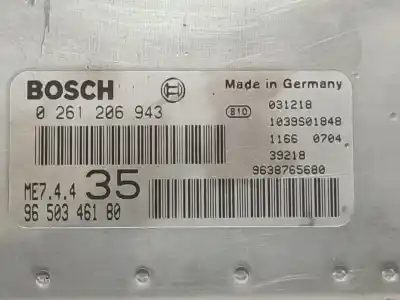 Автозапчастина б/у ебу контролер двигуна для peugeot 307 break / sw (s1) break xr посилання на oem iam 9650346180  