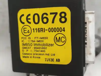 Second-hand car spare part ignition switch for chevrolet matiz s oem iam references 7541440  