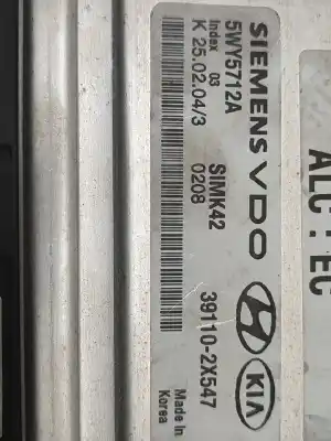 Second-hand car spare part ecu engine control for kia rio ls berlina oem iam references 5wy5712a  