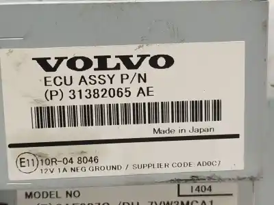 Second-hand car spare part multifunction display for volvo s60 lim. summum oem iam references 31382065ae  
