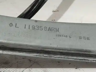 Second-hand car spare part driver left window regulator for renault twingo authentique oem iam references r119358arm  