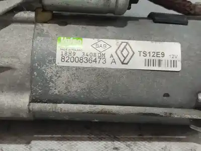 Peça sobressalente para automóvel em segunda mão motor de arranque por renault twingo authentique referências oem iam 8200836473a  