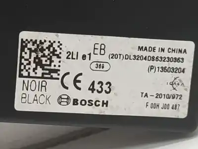 Pezzo di ricambio per auto di seconda mano modulo elettronico per opel corsa e business riferimenti oem iam 13503204  