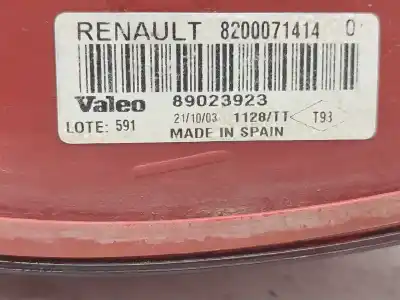 Автозапчасти б/у правый задний фонарь за renault clio ii fase ii (b/cb0) authentique ссылки oem iam 8200071414  
