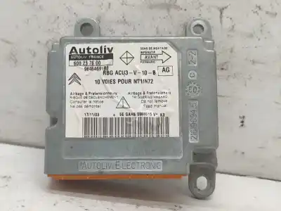 Pièce détachée automobile d'occasion BOITIER DE COMMANDE D'AIRBAG pour CITROEN XSARA BERLINA  Références OEM IAM 9646469180  