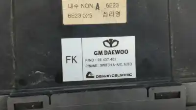 Peça sobressalente para automóvel em segunda mão comando de sofagem (chauffage / ar condicionado) por chevrolet aveo ls referências oem iam 96437402  