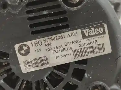 Peça sobressalente para automóvel em segunda mão alternador por bmw serie 1 berlina (e81/e87) 118d referências oem iam 2543461b  