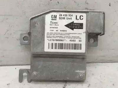 Second-hand car spare part AIRBAG CONTROL UNIT for OPEL CORSA C  OEM IAM references 24439954  