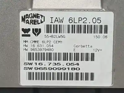 Second-hand car spare part ecu engine control for citroen c4 coupe vtr oem iam references 9659099180  