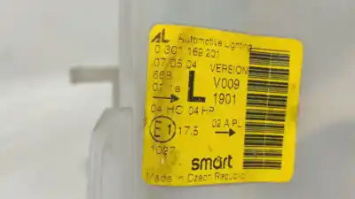 Second-hand car spare part left headlight for smart cabrio básico oem iam references 0301169201  