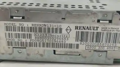 Piesă de schimb auto la mâna a doua sistem audio / cd radio casetofon pentru renault scenic ii pack authentique referințe oem iam 8200300858  