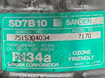Second-hand car spare part air conditioning compressor for opel corsa b swing oem iam references sd7b107170  