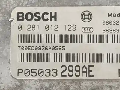 Second-hand car spare part ecu engine control for dodge caliber 2.0 16v crd cat oem iam references p05033299  