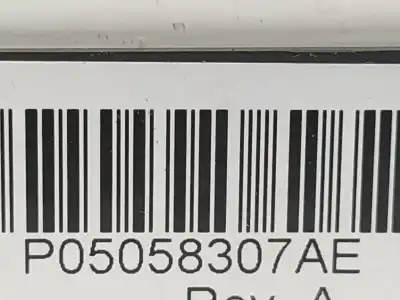 Peça sobressalente para automóvel em segunda mão comando de sofagem (chauffage / ar condicionado)  por dodge caliber 2.0 16v crd cat referências oem iam p05058307  