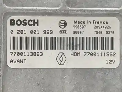 Gebrauchtes Autoersatzteil ecu-motorsteuergerät uce motorsteuergerät zum renault megane i fase 2 berlina (ba0) 1.9 dti diesel cat oem-iam-referenzen 7700113863  