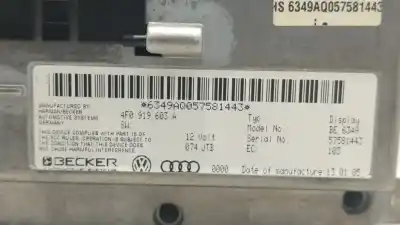 Автозапчасти б/у многофункциональный дисплей за audi a6 avant (4f5) 2.7 tdi ссылки oem iam 4f0919603a  