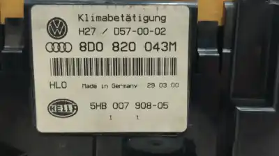 Peça sobressalente para automóvel em segunda mão comando de sofagem (chauffage / ar condicionado) por audi a4 berlina (b5) 2.5 tdi referências oem iam 8d0820043m  