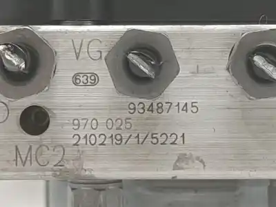 Peça sobressalente para automóvel em segunda mão abs por citroen c3 origins referências oem iam 93487145  