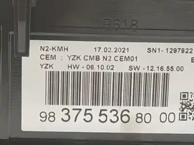 Peça sobressalente para automóvel em segunda mão quadrante por citroen c3 origins referências oem iam 9837553680  