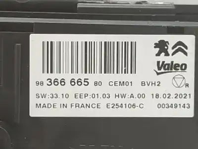 Second-hand car spare part electronic module for citroen c3 origins oem iam references 9836666580  