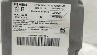 Second-hand car spare part airbag control unit for peugeot 307 break / sw (s1) break xs oem iam references 9650109280  